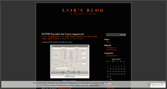 Desktop Screenshot of l33k.wordpress.com