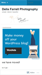 Mobile Screenshot of deliafarrellphotography.wordpress.com