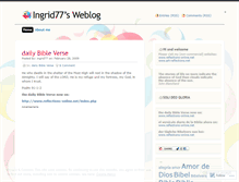 Tablet Screenshot of ingrid77.wordpress.com