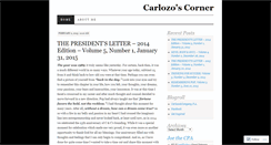 Desktop Screenshot of carlozocompany.wordpress.com