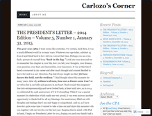 Tablet Screenshot of carlozocompany.wordpress.com