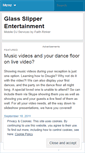 Mobile Screenshot of glassslipperentertainment.wordpress.com