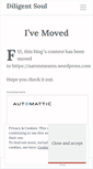 Mobile Screenshot of diligentsoul.wordpress.com