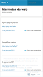 Mobile Screenshot of marmotasdaweb.wordpress.com