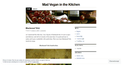 Desktop Screenshot of madveganinthekitchen.wordpress.com