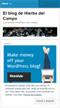 Mobile Screenshot of hierbadelcampo.wordpress.com