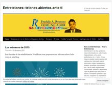 Tablet Screenshot of entretelones.wordpress.com