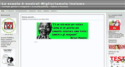 Desktop Screenshot of comitatoscuolapubblica.wordpress.com