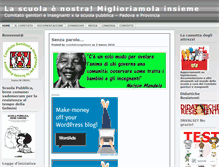 Tablet Screenshot of comitatoscuolapubblica.wordpress.com