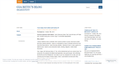 Desktop Screenshot of giabetiu.wordpress.com