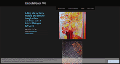 Desktop Screenshot of interiordialogue.wordpress.com