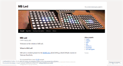 Desktop Screenshot of mbled.wordpress.com