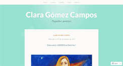 Desktop Screenshot of claragomezcampos.wordpress.com