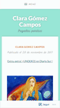 Mobile Screenshot of claragomezcampos.wordpress.com