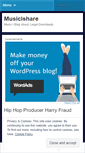 Mobile Screenshot of musicishare.wordpress.com