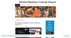 Desktop Screenshot of historiaelutadeclasses.wordpress.com