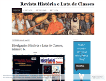 Tablet Screenshot of historiaelutadeclasses.wordpress.com