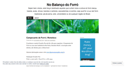 Desktop Screenshot of nobalancodoforro.wordpress.com