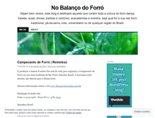 Tablet Screenshot of nobalancodoforro.wordpress.com