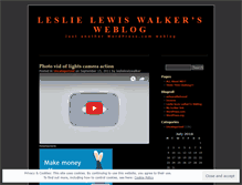 Tablet Screenshot of leslielewiswalker.wordpress.com