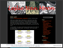 Tablet Screenshot of lesliemoon.wordpress.com