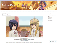 Tablet Screenshot of animeday.wordpress.com