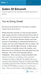 Mobile Screenshot of gatesofemunah.wordpress.com