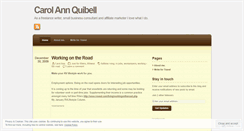 Desktop Screenshot of carolannquibell.wordpress.com