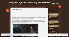 Desktop Screenshot of iadtgame130.wordpress.com