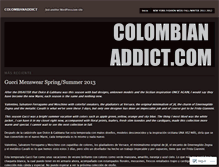Tablet Screenshot of colombianaddict.wordpress.com