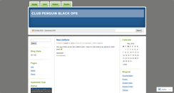 Desktop Screenshot of clubpenguinblackops.wordpress.com