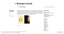 Desktop Screenshot of brendanscottcarroll.wordpress.com