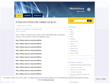 Tablet Screenshot of maximilinux.wordpress.com