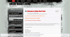 Desktop Screenshot of onlinework4home.wordpress.com