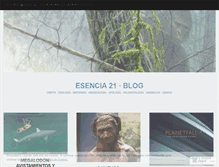 Tablet Screenshot of esencia21.wordpress.com