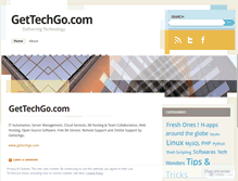 Tablet Screenshot of gettechgo.wordpress.com