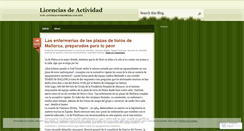 Desktop Screenshot of licenciasdeactividad.wordpress.com