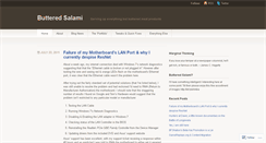 Desktop Screenshot of butteredsalami.wordpress.com