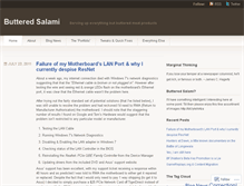 Tablet Screenshot of butteredsalami.wordpress.com