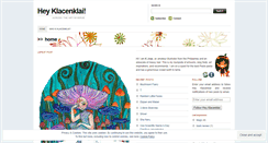 Desktop Screenshot of klacenklaiart.wordpress.com