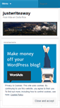 Mobile Screenshot of justwriteaway.wordpress.com