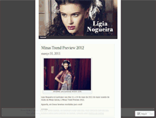 Tablet Screenshot of ligianogueira.wordpress.com