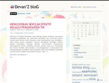 Tablet Screenshot of devan7ris.wordpress.com