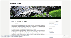 Desktop Screenshot of pinablefeast.wordpress.com