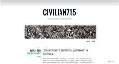 Desktop Screenshot of civilian715.wordpress.com