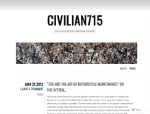 Tablet Screenshot of civilian715.wordpress.com