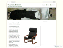 Tablet Screenshot of carticelpatient.wordpress.com