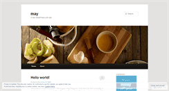 Desktop Screenshot of maydav.wordpress.com