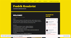 Desktop Screenshot of fredrikkronkvist.wordpress.com