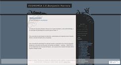 Desktop Screenshot of economiaiebh.wordpress.com